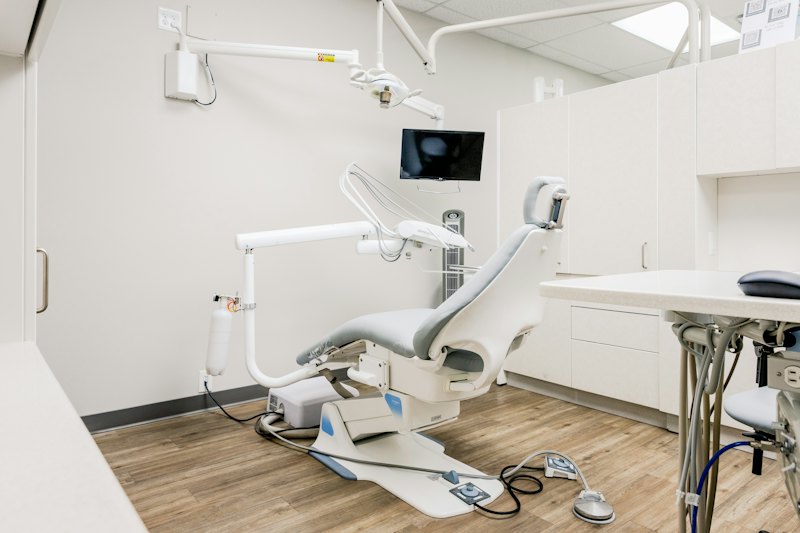 Sala de atendimento da clínica